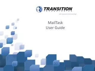 MailTask User Guide