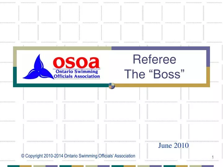 referee the boss