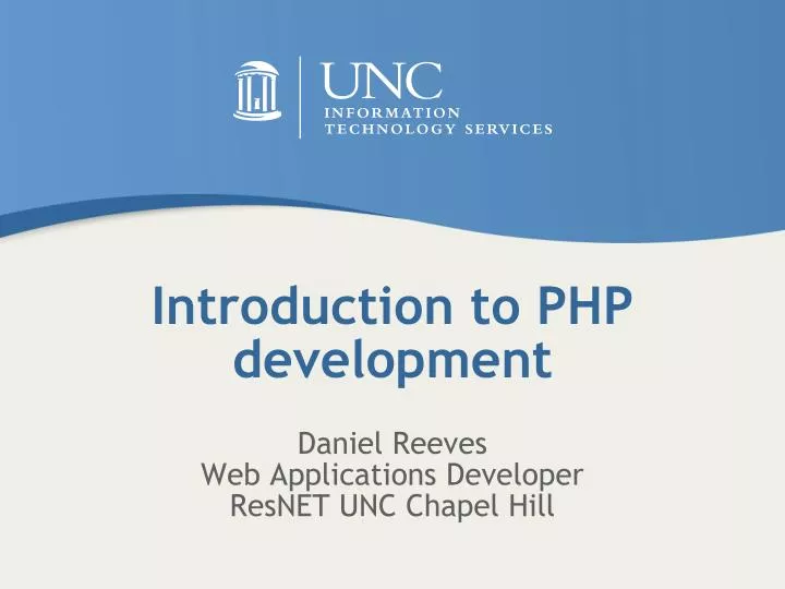 introduction to php development