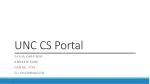 UNC CS Portal: Empowering Students in Computer Science - slide 1