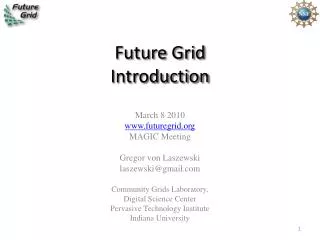 Future Grid Introduction