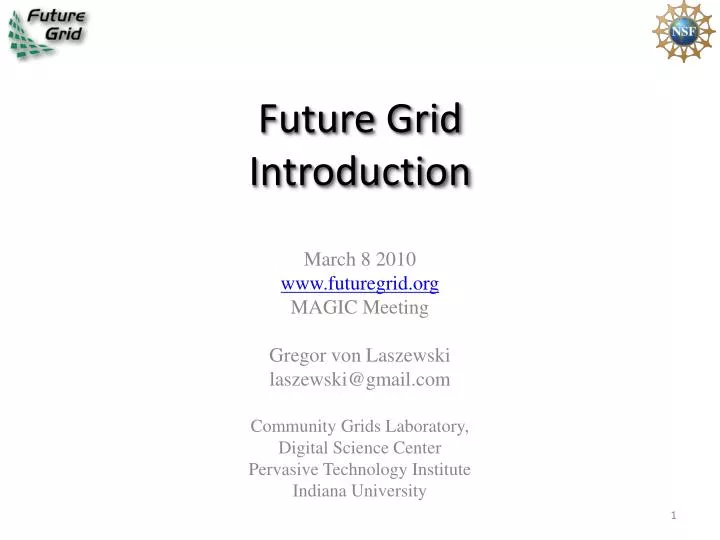 future grid introduction