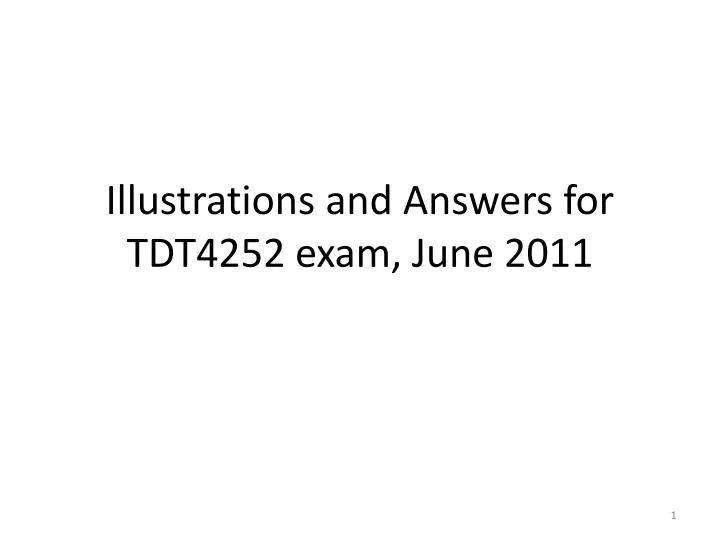 illustrations and answers for tdt4252 exam june 2011