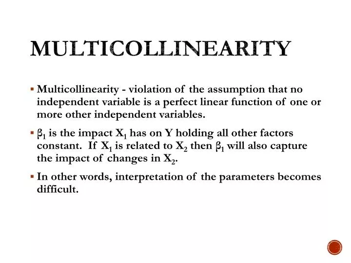 multicollinearity