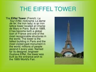 the eiffel tower