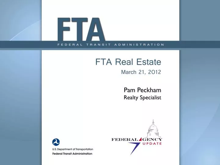 fta real estate march 21 2012 pam peckham realty specialist