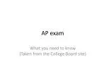 AP exam - slide 1