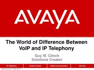 The World of Difference Between VoIP and IP Telephony