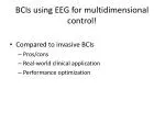BCIs using EEG for multidimensional control! - slide 1