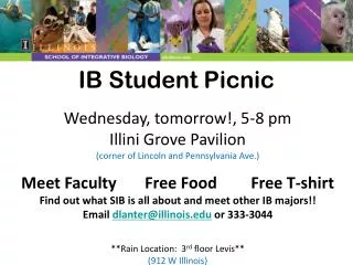 IB Student Picnic