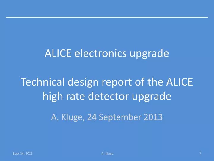 alice electronics upgrade technical design report of the alice high rate detector upgrade