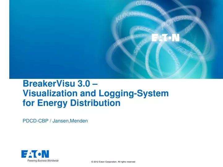 breakervisu 3 0 visualization and logging system for energy distribution