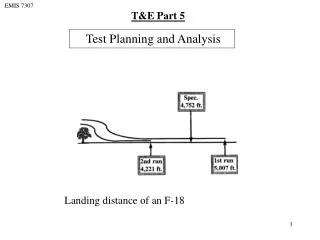 Test Planning and Analysis