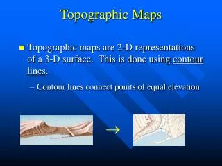 Topographic Maps