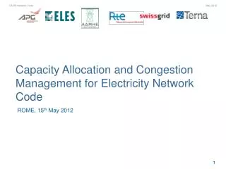 Capacity Allocation and Congestion Management for Electricity Network Code