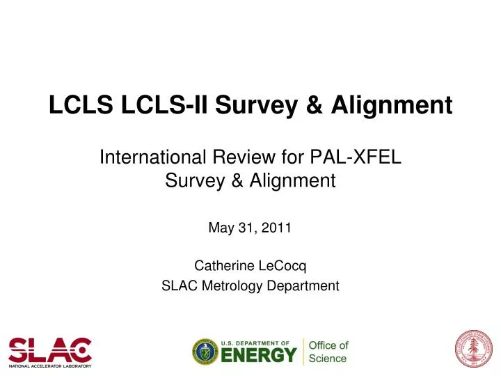 lcls lcls ii survey alignment