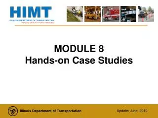 MODULE 8 Hands-on Case Studies