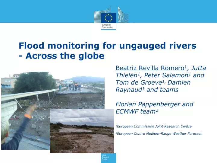flood m onitoring for ungauged rivers across the globe