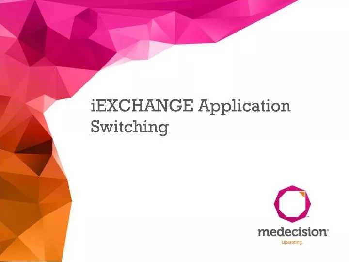 iexchange application switching