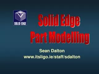 Sean Dalton itsligo.ie/staff/sdalton