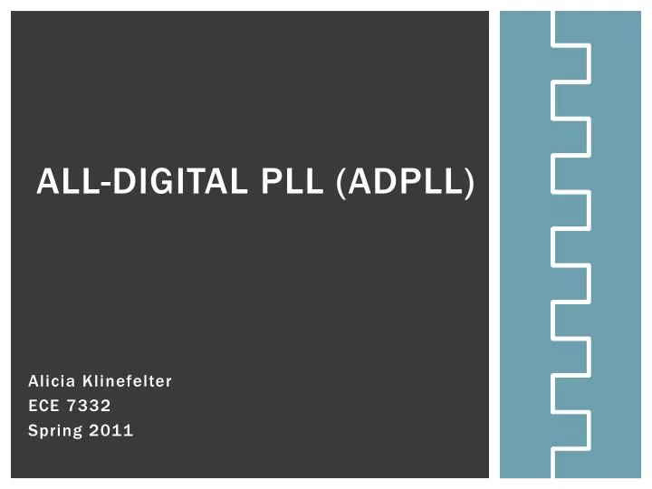all digital pll adpll