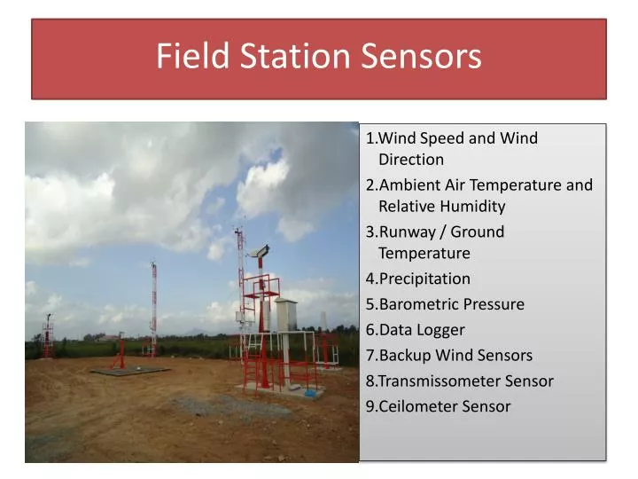field station sensors