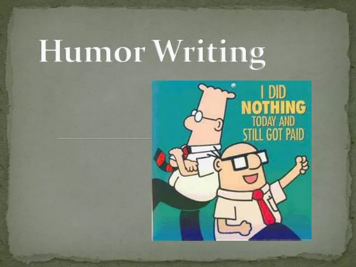humor writing