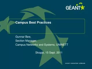 Campus Best Practices