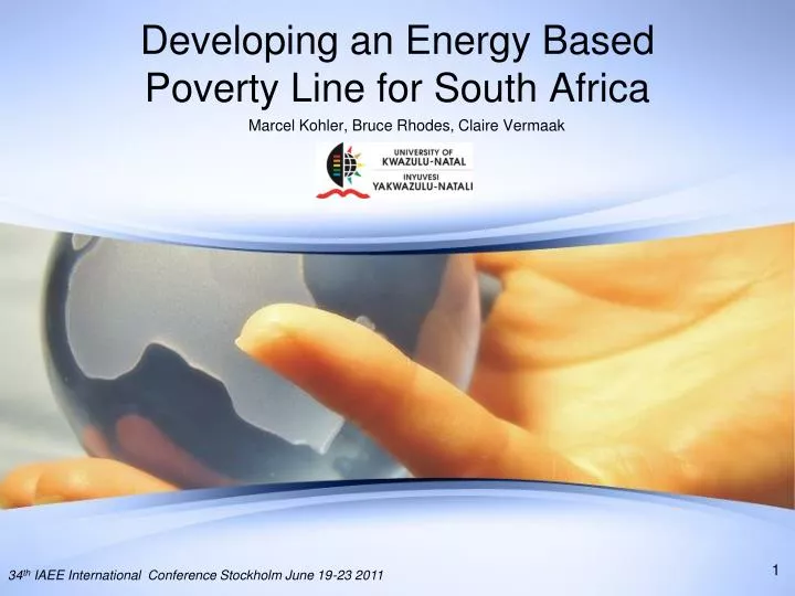 developing an energy based poverty line for south africa