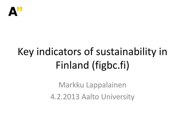 key i ndicators of sustainability in finland figbc fi