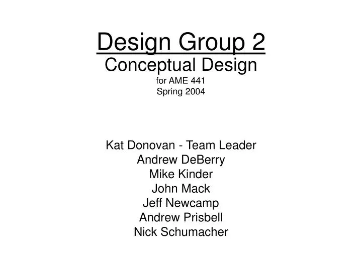 design group 2