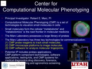 Center for Computational Molecular Phenotyping