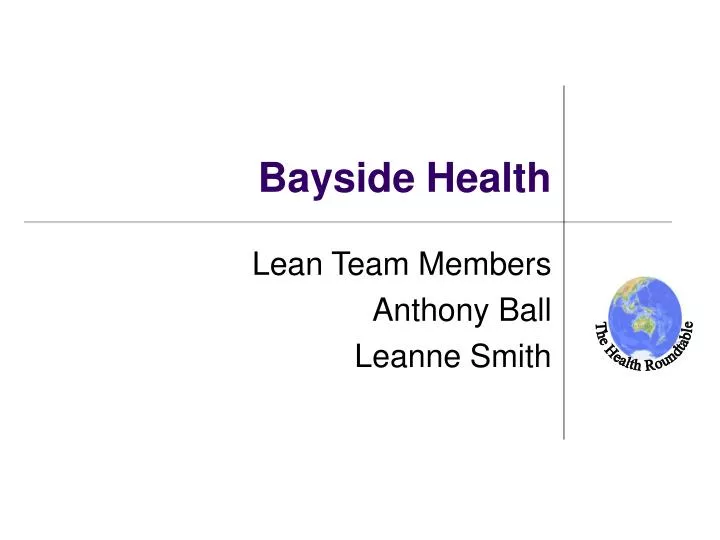 bayside health