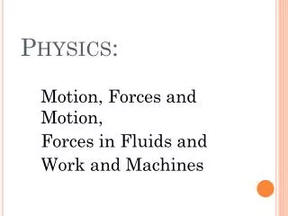 Physics: