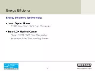 Energy Efficiency Testimonials: Union Oyster House FT900 Dual-Rinse Flight-Type Warewasher