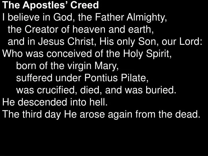 creed father son holy spirit