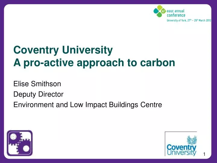 coventry university a pro active approach to carbon
