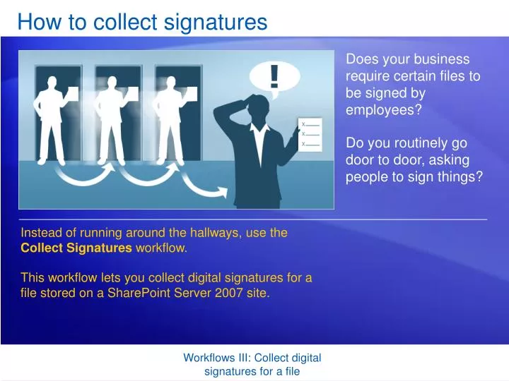 how to collect signatures