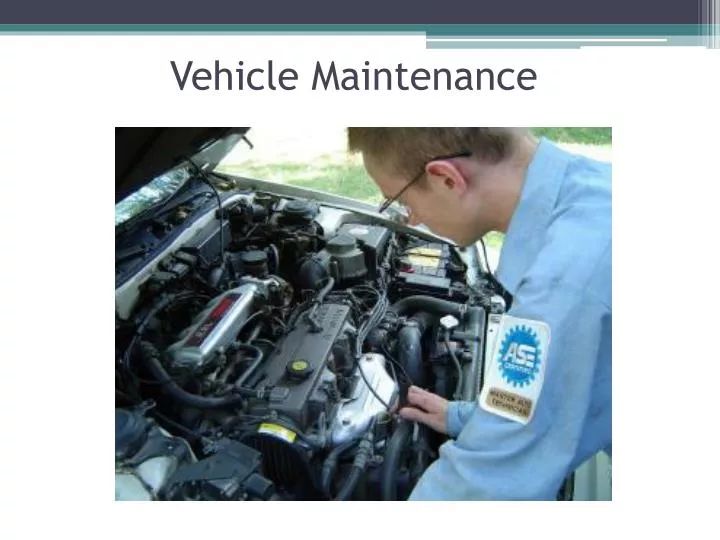 vehicle maintenance