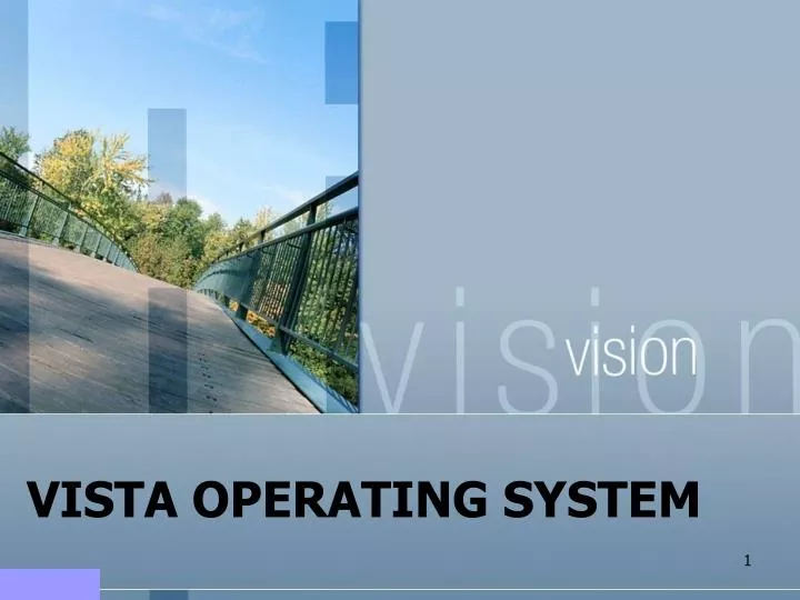 vista operating system