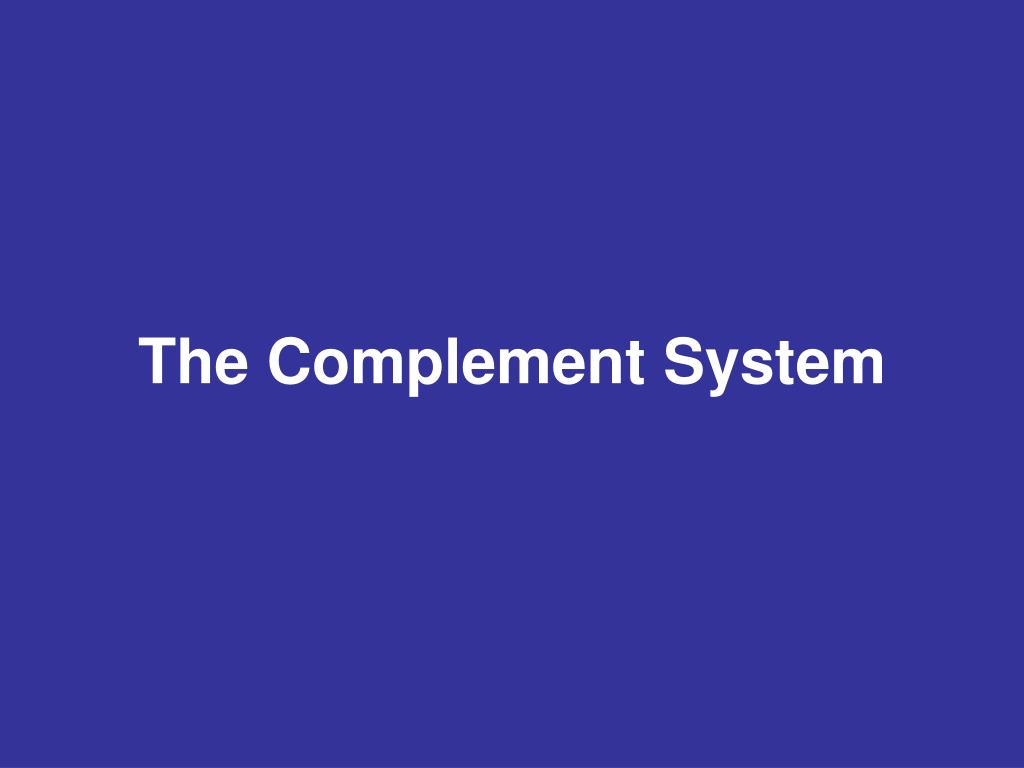 PPT - The Complement System PowerPoint Presentation, free download - ID ...