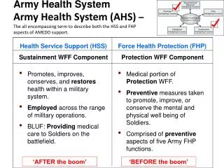 Health Service Support (HSS)