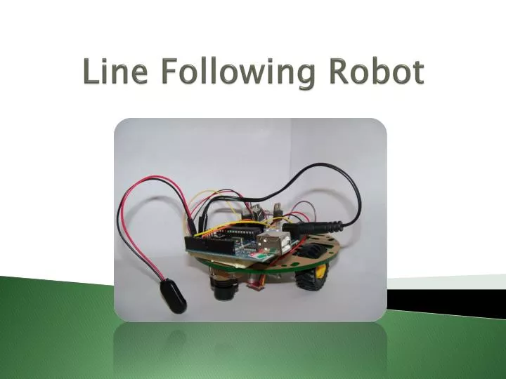 line following robot