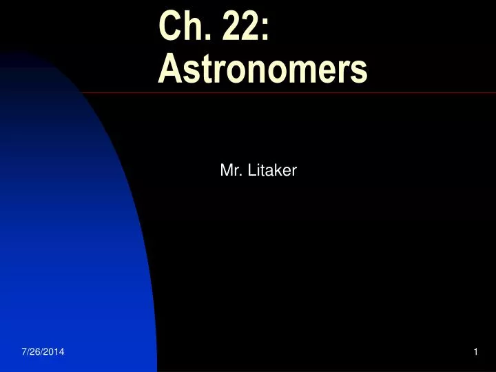 ch 22 astronomers