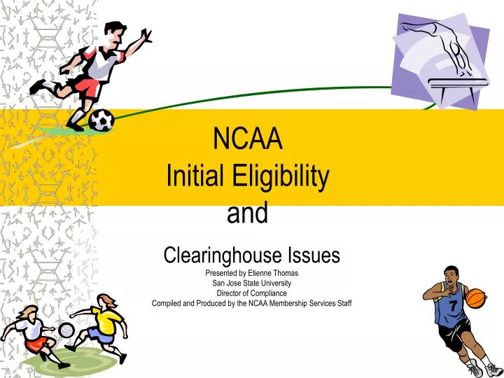 ncaa initial eligibility and