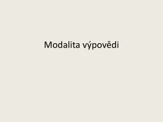 modalita v pov di