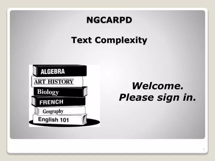 ngcarpd text complexity
