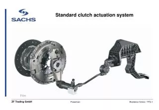 Standard clutch actuation system