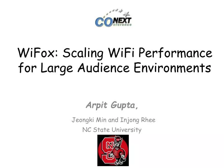wifox scaling wifi performance for large audience environments
