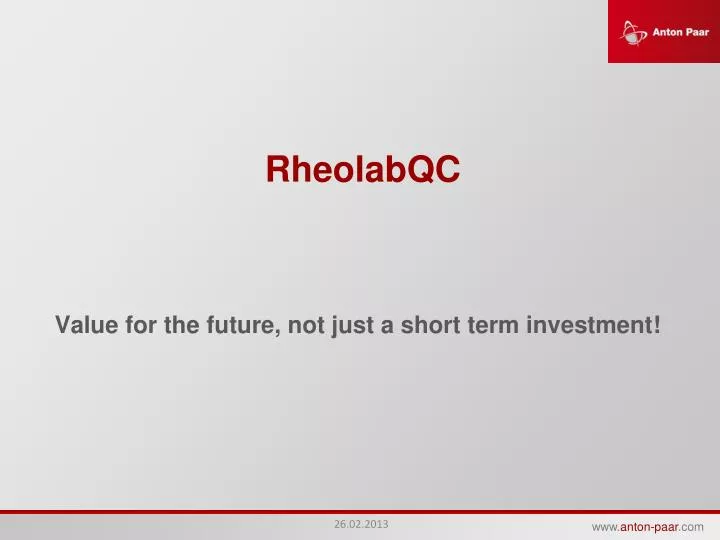 rheolabqc